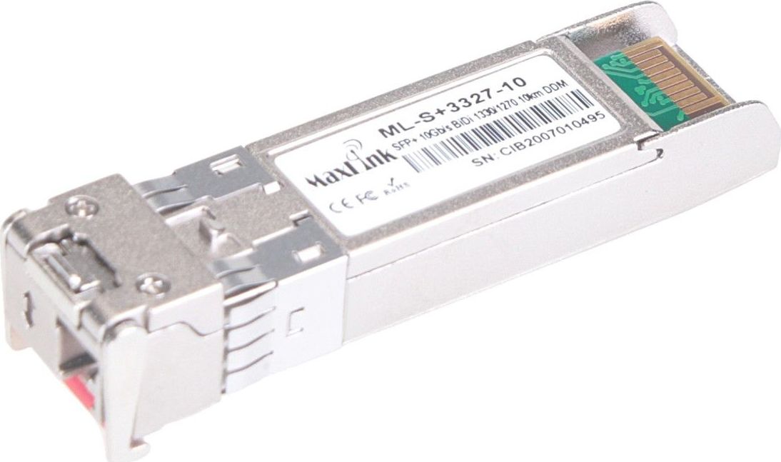 MaxLink 10G SFP+ optický modul, WDM(BiDi), SM, Tx 1330/Rx1270nm, 10km, 1x LC konektor, DDM
