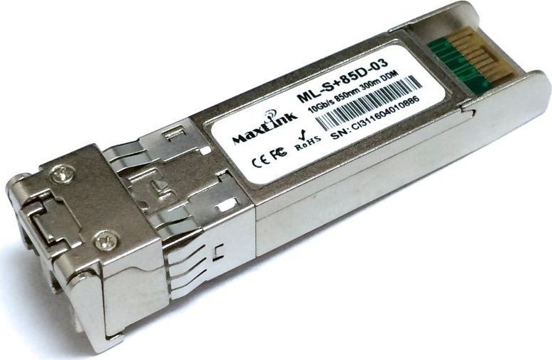 MaxLink 10G SFP+ optický modul, MM, 850nm, 300m, 2x LC konektor, DDM