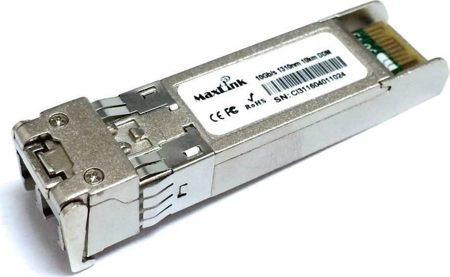 MaxLink 10G SFP+ optický modul, venkovní -40°C, SM, 1310nm, 10km, 2x LC konektor, DDM