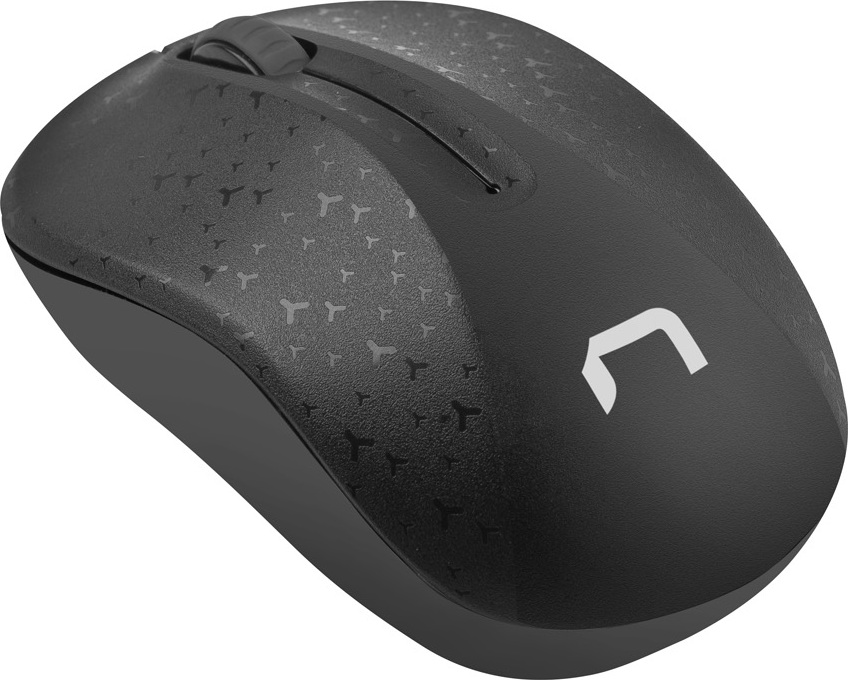 Natec optická myš TOUCAN/1600 DPI/Kancelářská/Optická/1 600 DPI/Bezdrátová USB/Černá