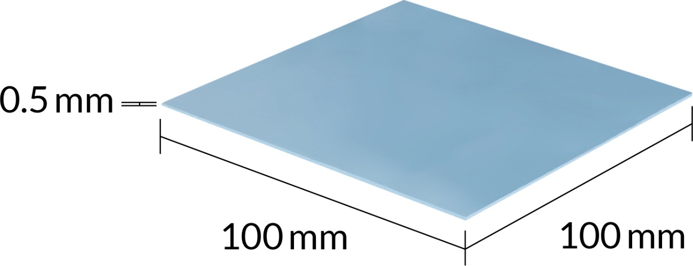Arctic Cooling ARCTIC Teplovodivá podložka TP-3, 100 x 100 x 0,5 mm
