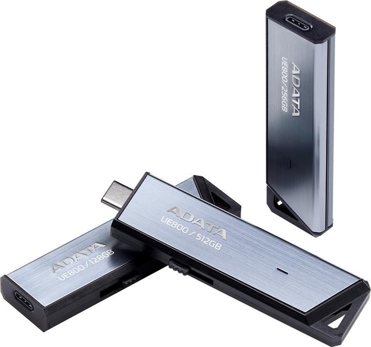A-Data ADATA Flash Disk 512GB UE800, USB 3.2 USB-C, Elite drive, šedá