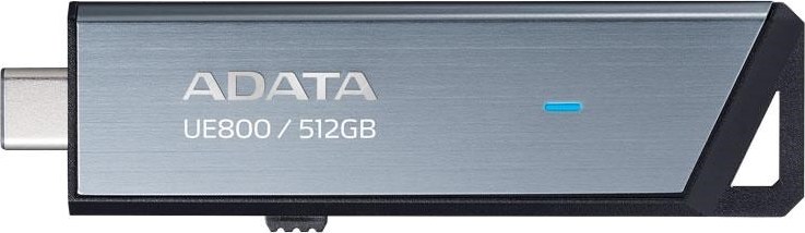 A-Data ADATA Flash Disk 512GB UE800, USB 3.2 USB-C, Elite drive, šedá