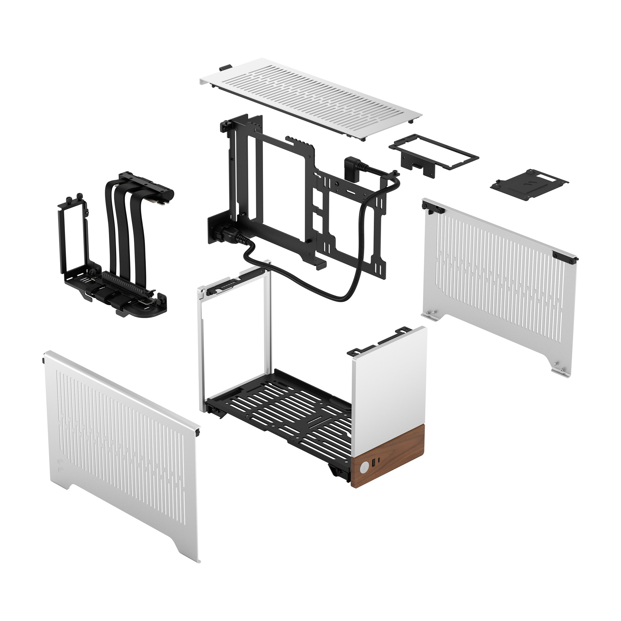 Fractal Design Fractal Terra/Mini ITX/Stříbrná