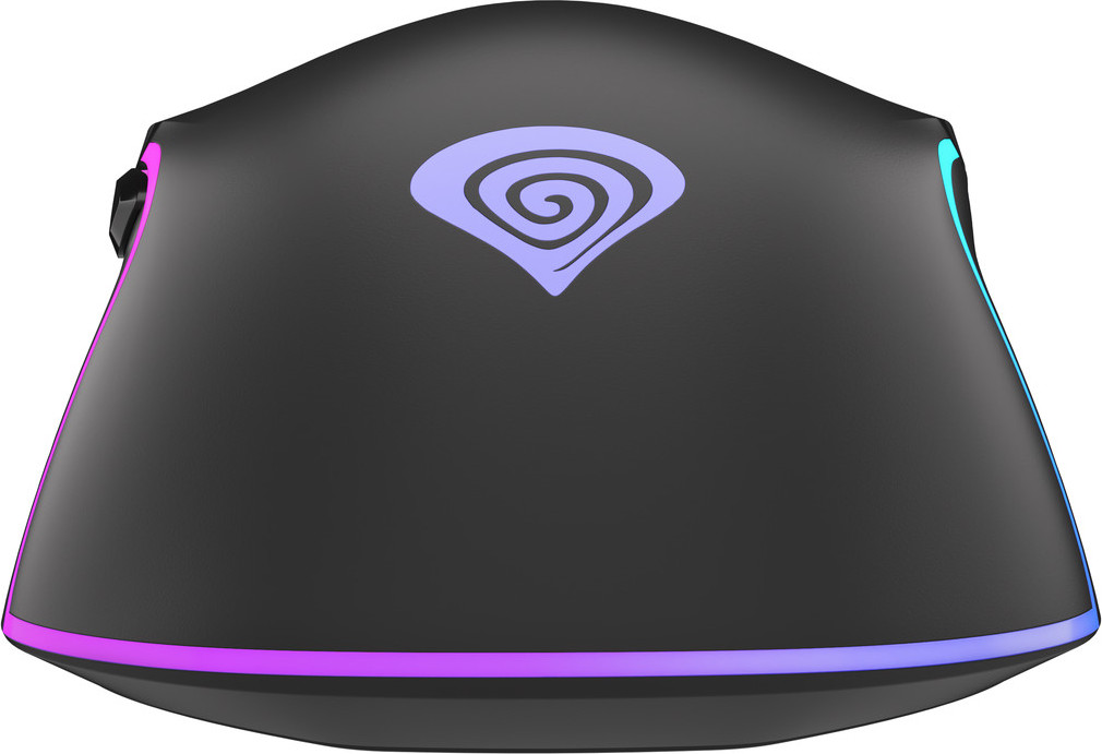 Genesis herní optická myš KRYPTON 220/RGB/6400 DPI/Herní/Optická/6 000 DPI/Drátová USB/Černá