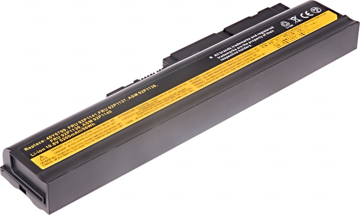 Baterie T6 Power pro IBM ThinkPad T500, T60, T61, R500, R60, R61, Z60m, SL500, 5200mAh, 58Wh, 6cell