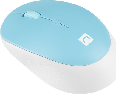 Natec optická myš HARRIER 2/1600 DPI/Kancelářská/Optická/1 600 DPI/Bezdrátová Bluetooth/Světle modrá