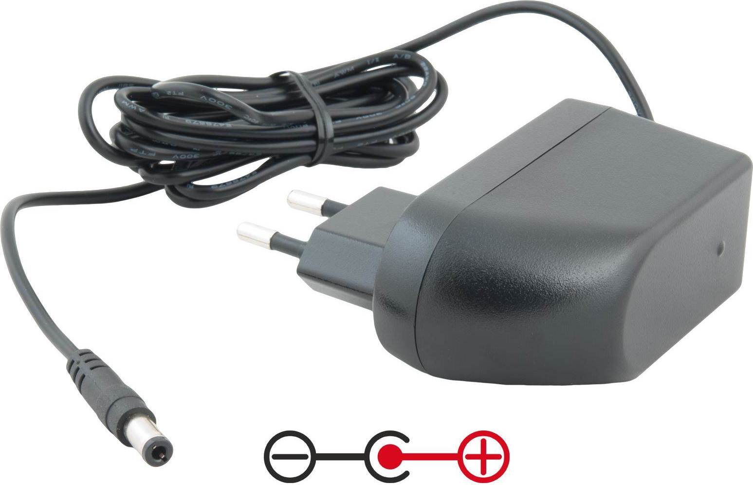 AVACOM napájecí adaptér univerzální 12V 2A 24W konektor 5,5mm x 2,5mm plus pól uprostřed