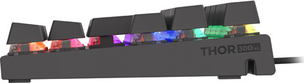 Genesis herní mechanická klávesnice THOR 303/TKL/RGB/Outemu Red/Drátová USB/CZ-SK layout/Černá