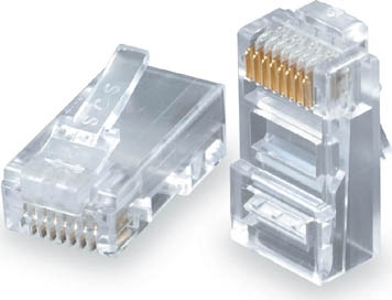 Solarix Konektor RJ45 CAT5E UTP 8p8c pro drát 100ks bal.