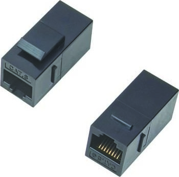 DATACOM Spojka panel UTP 2 x RJ45 (8p8c) Cat5e,přímá,plast