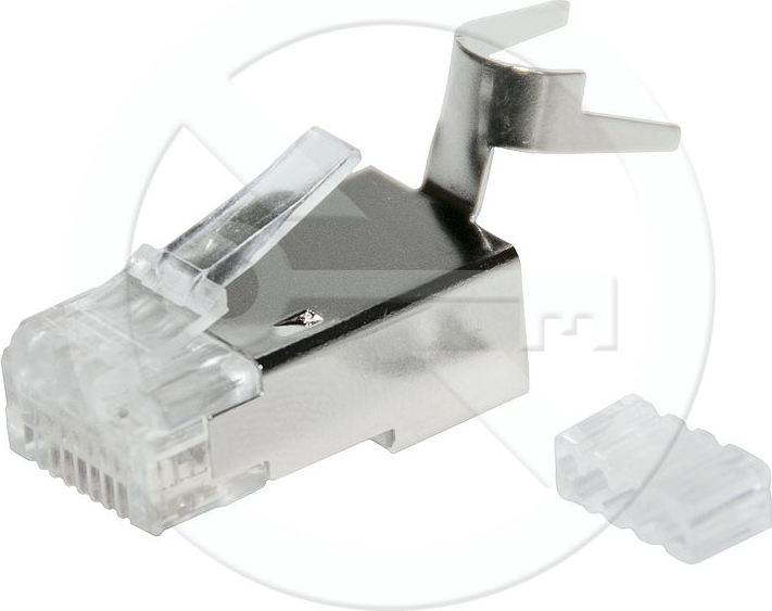 Solarix Konektor RJ45 CAT6A STP 8p8c stíněný, drát 100 ks