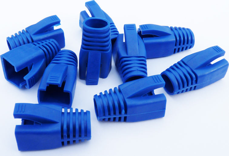 DATACOM krytka pro RJ45 (CAT6A,CAT7) modrý (10ks)