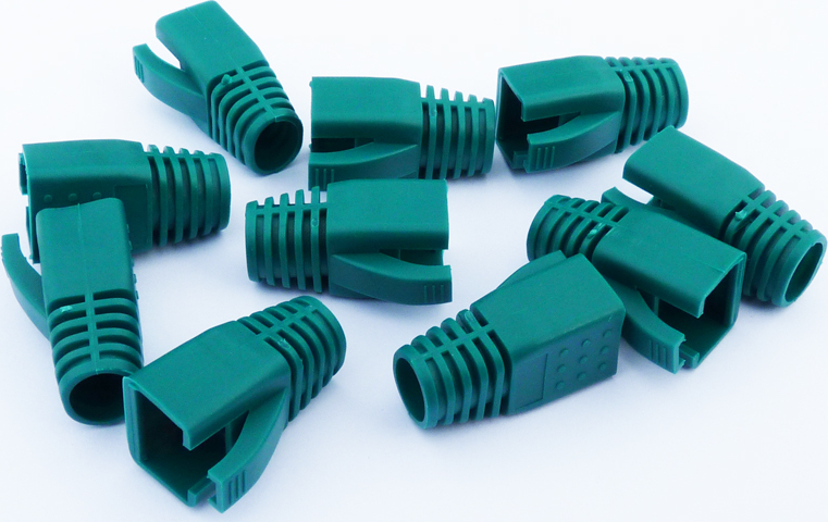 DATACOM krytka pro RJ45 (CAT6A,CAT7) zelený (10ks)