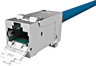 SCHRACK PERFORMANCE LINE modul RJ45, STP,Cat.6a 10Gb,4PPoE 100W,24ks
