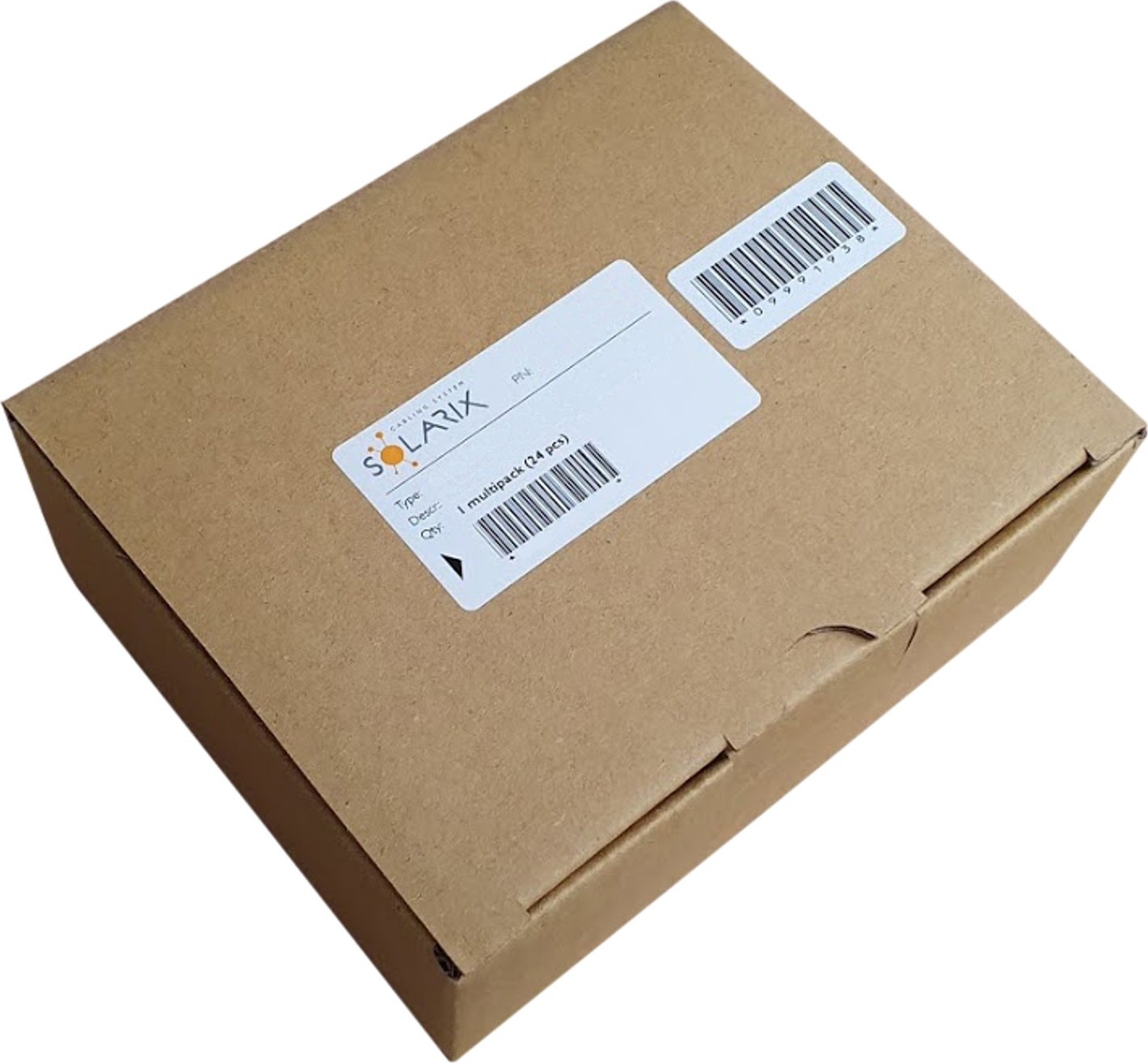 MULTIPACK 24 ks - samořezný keystone Solarix CAT5E UTP SXKJ-5E-UTP-BK-SA