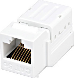 SCHRACK Keystone RJ45 AMPARO Cat.6 SFA bílý
