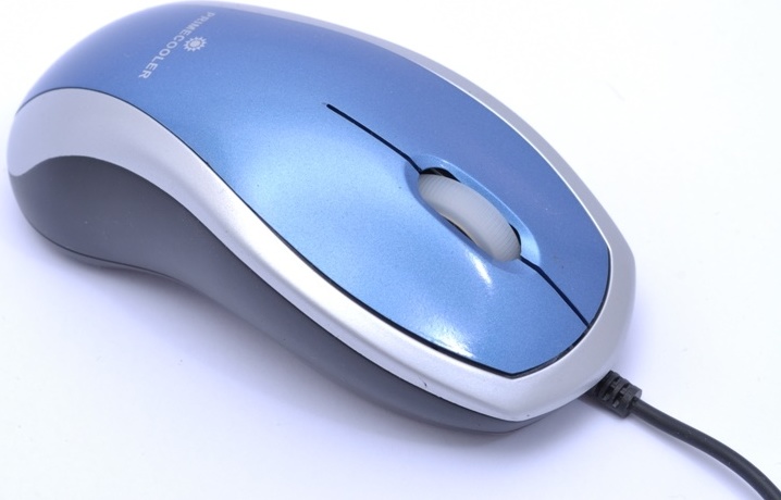 PRIMECOOLER Primecooler/Kancelářská/Optická/800 DPI/Drátová USB/Světle modrá