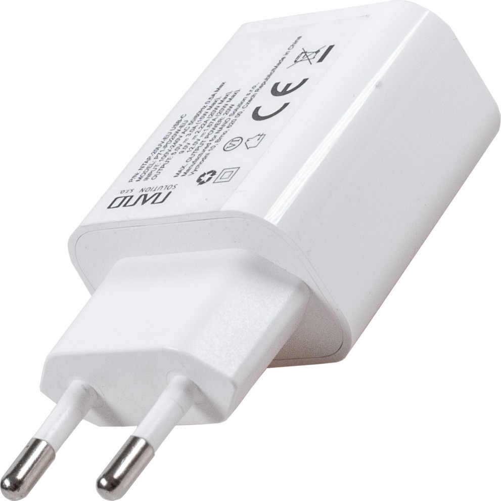 2-POWER Napájecí adaptér 20W USB-C, 5V/9V/12V (v balení kabel USB-C)