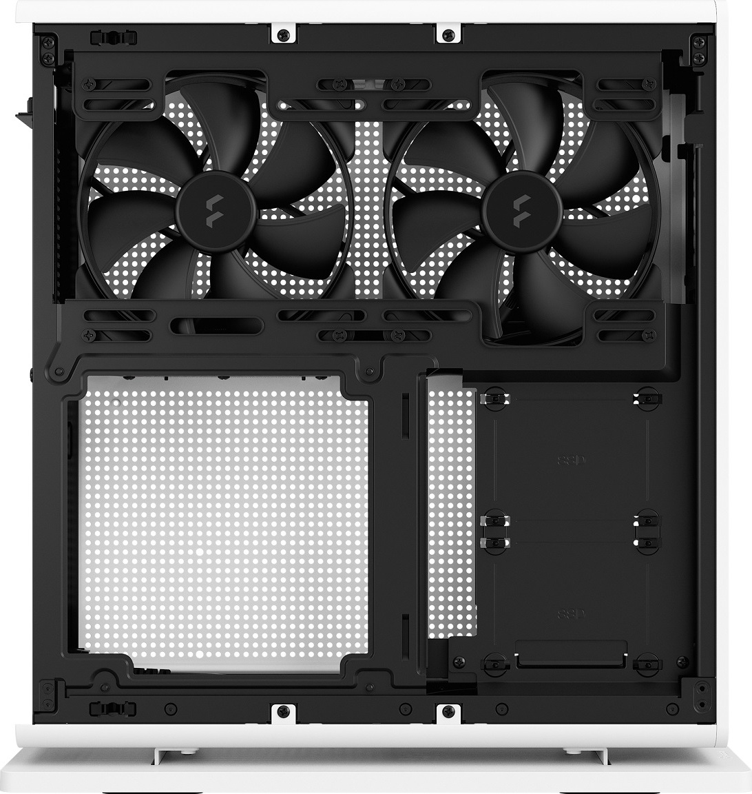 Fractal Design Fractal Ridge/Mini ITX/Bílá