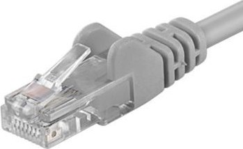 PremiumCord Patch kabel UTP RJ45-RJ45 CAT6 5m šedá