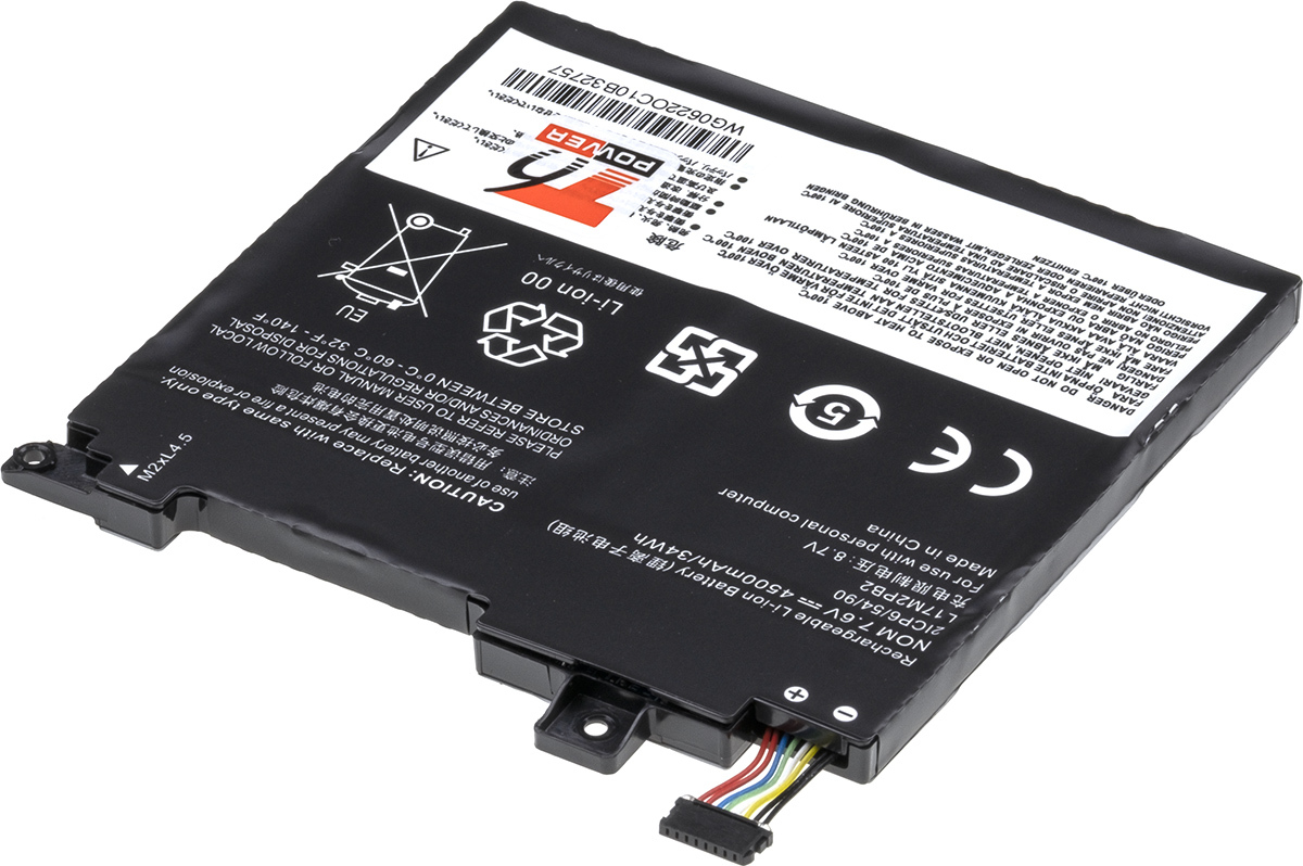 Baterie T6 Power pro Lenovo V330-14IKB, V330-14ARR, V130-14IKB, 4950mAh, 38Wh, 2cell, Li-pol