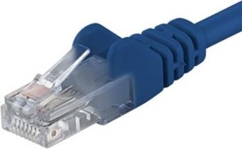 PremiumCord Patch kabel UTP RJ45-RJ45 CAT6 2m modrá