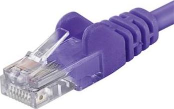PremiumCord Patch kabel UTP RJ45-RJ45 CAT6 2m fialová