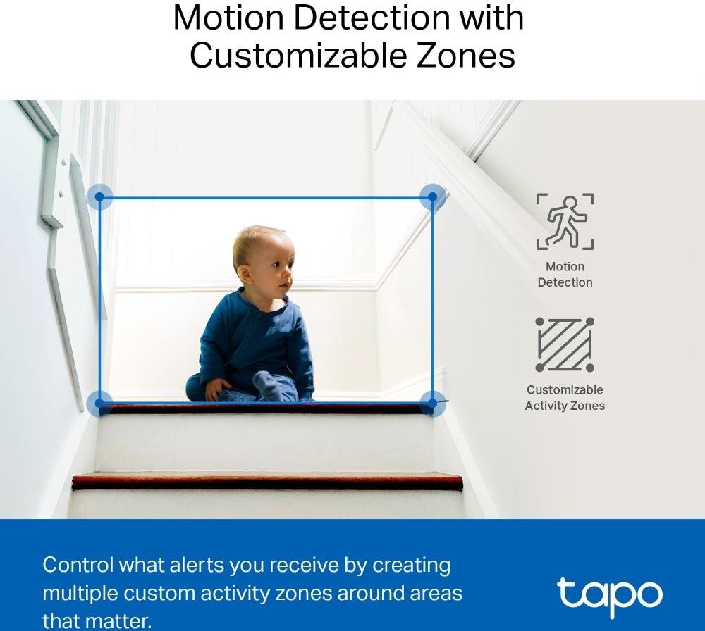 TP-Link Tapo C220 domácí-indoor kamera, (4MP, 2K QHD 1440p, IR 9m, WiFi, micro SD card)