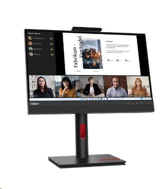 LENOVO LCD TIO 22 Gen5 - 21.5",IPS,matný,16:9,1920x1080,178/178,4/6ms,250cd/m2,1000:1,DP,USB,VESA,Pivot,repro,cam