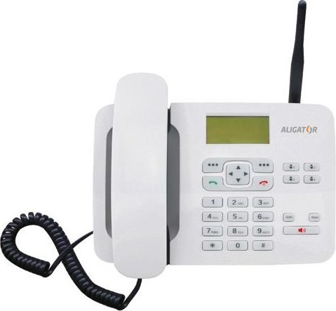 Aligator GSM stolní telefon T100, bílá