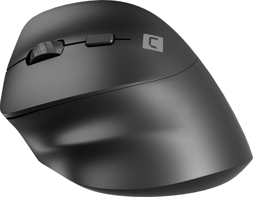 Natec CRAKE 2/Kancelářská/Optická/Pro leváky/2 400 DPI/USB+BT/Černá