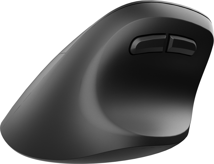 Natec CRAKE 2/Kancelářská/Optická/Pro leváky/2 400 DPI/USB+BT/Černá