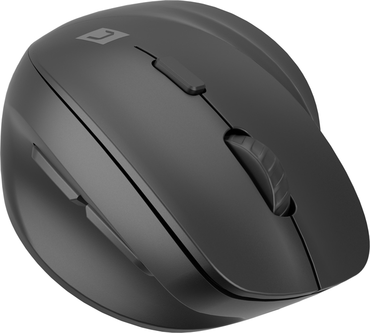 Natec CRAKE 2/Kancelářská/Optická/Pro leváky/2 400 DPI/USB+BT/Černá