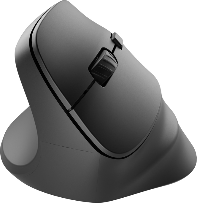 Natec CRAKE 2/Kancelářská/Optická/Pro leváky/2 400 DPI/USB+BT/Černá