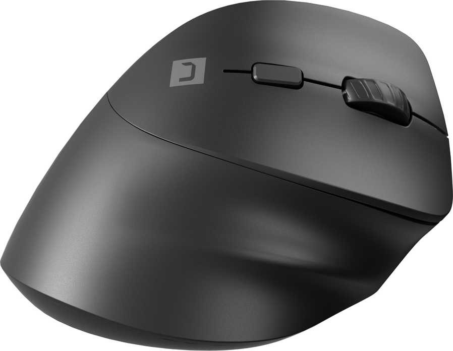Natec CRAKE 2/Kancelářská/Optická/Pro praváky/2 400 DPI/USB+BT/Černá