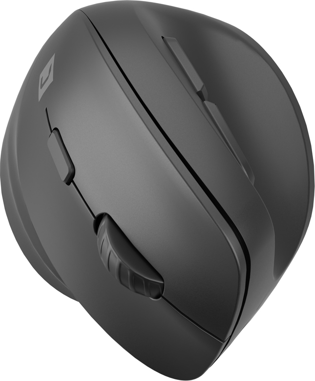 Natec CRAKE 2/Kancelářská/Optická/Pro praváky/2 400 DPI/USB+BT/Černá