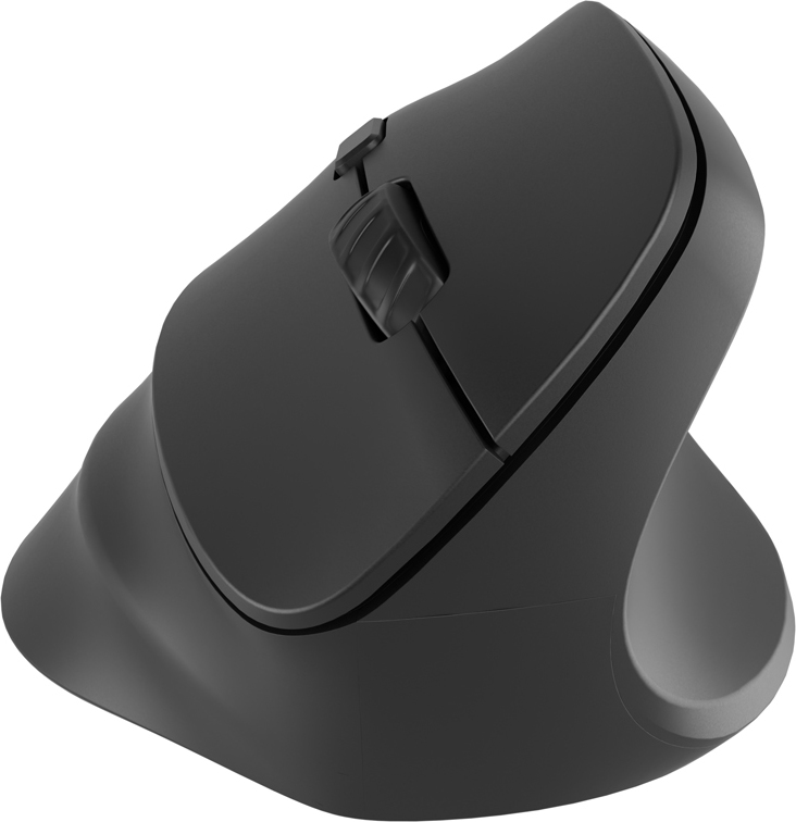 Natec CRAKE 2/Kancelářská/Optická/Pro praváky/2 400 DPI/USB+BT/Černá