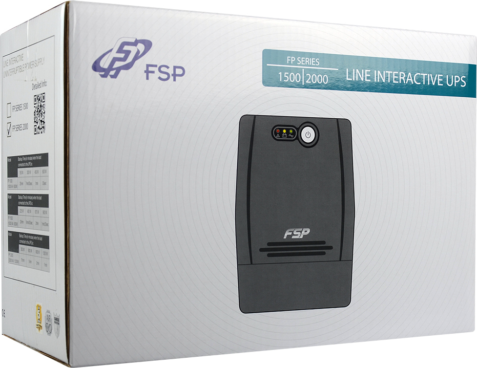 Fortron UPS FSP FP 1500, 1500 VA, line interactive