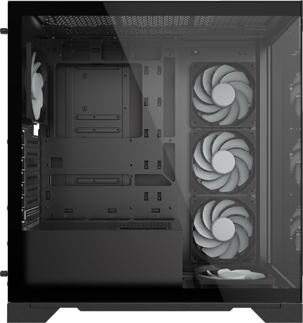 ADATA XPG case INVADER X Mid-Tower, bez zdroje, 5x 120mm Fan, Černá