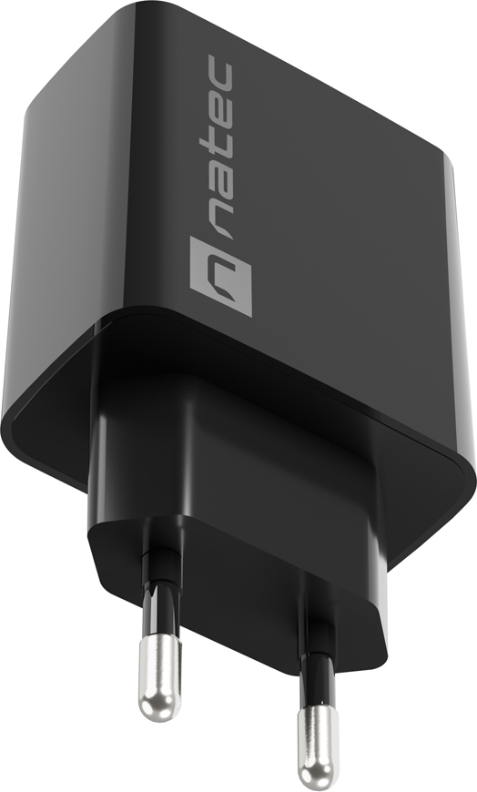 Universální nabíječka Natec RIBERA 18W 1X USB-A, černá