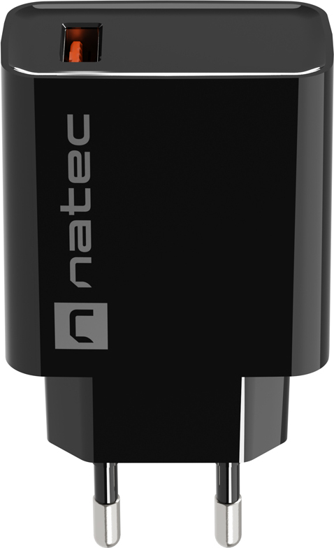 Universální nabíječka Natec RIBERA 18W 1X USB-A, černá