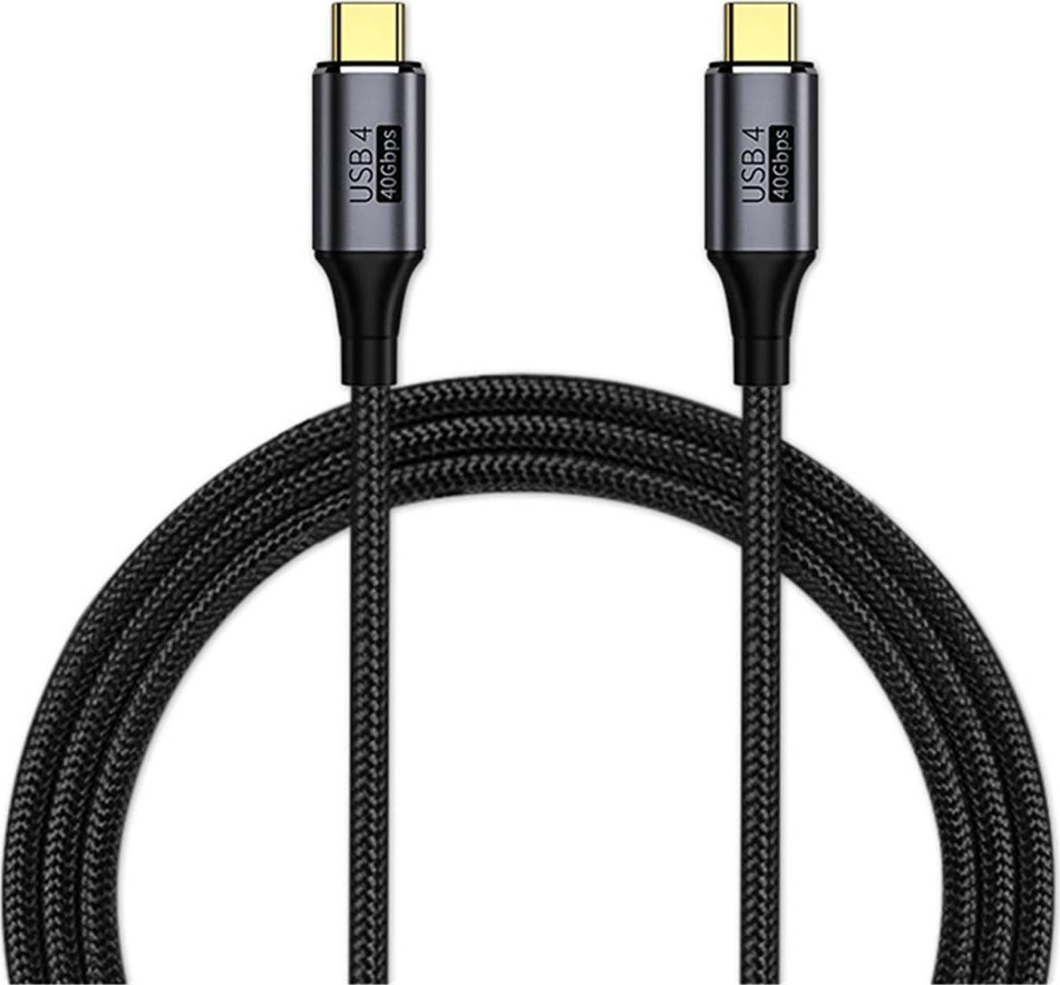 PREMIUMCORD Kabel USB4™ Gen 3x2 40Gbps 8K@60Hz 240W Thunderbolt 3 kabel 0,8m