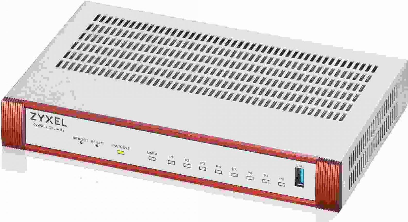 Zyxel USG FLEX100 H Series, 8 Gigabit user-definable ports, 1*USB (device only)