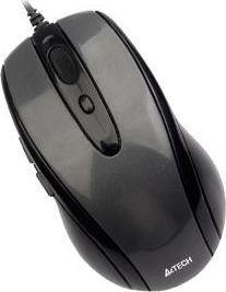 A4tech N-708X V-Track optická myš, 1600DPI, USB, čierna