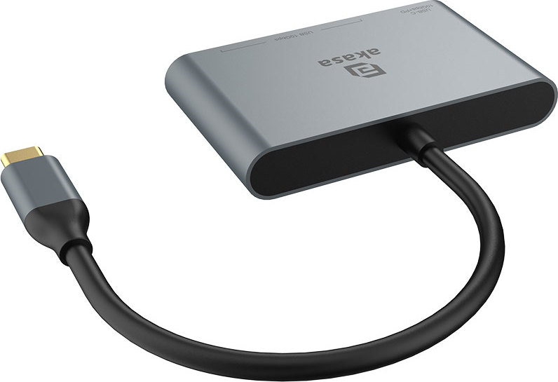 AKASA Hub USB-C na 2x Typ-C + 2x Typ-A USB 3.2