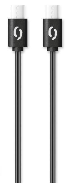 ALIGATOR datový kabel POWER 60W, USB-C/USB-C 3A, délka 1 m, černá