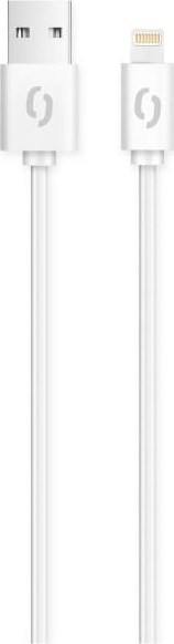 ALIGATOR datový kabel 2A, Lightning, délka 2m, bílá