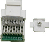 DATACOM Keystone UTP Cat5e samozářezový bílý