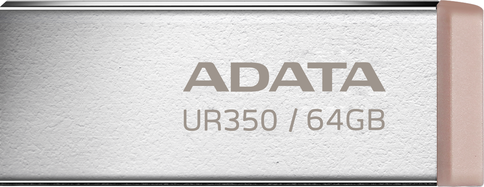 A-Data ADATA Flash Disk 64GB UR350, USB 3.2 Dash Drive, kov hnědá